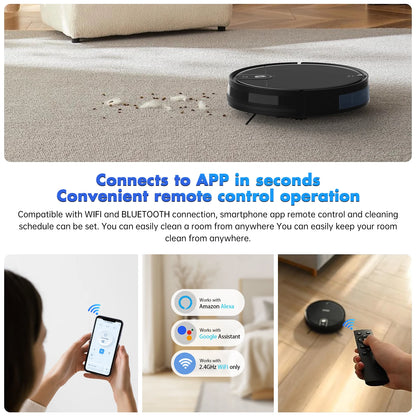 KLEEN AI PureBot™ 3-in-1 Robot Vacuum & Mop